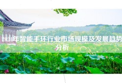 2024年智能手环行业市场规模及发展趋势分析