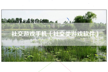 社交游戏手机（社交类游戏软件）